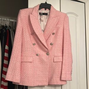 Zara double breasted jacket